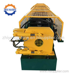 Downspout roll forming machine