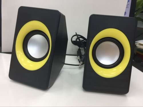 Small Computer PC Speakers With USB 2.0 and 3.5mm Interface