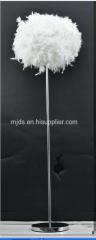 White Feather Floor Lamp White Feather Shade D400mm *H1550mm