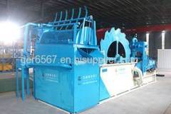 Trommel type sand washer