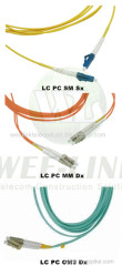 LC APC to LC UPC SM Duplex 2.0MM LSZH OS2 Fiber Optic Patch Cord