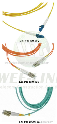 LC APC to LC UPC SM Duplex 2.0MM LSZH OS2 Fiber Optic Patch Cord