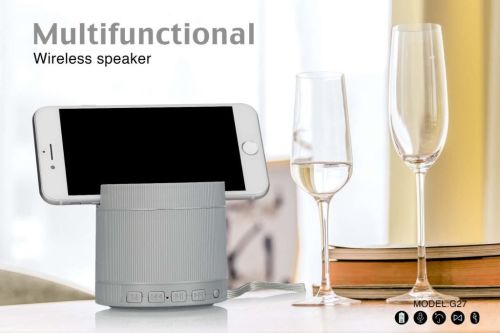 china wholesale distributor Portable mini bluetooth speaker with mobile phone holder