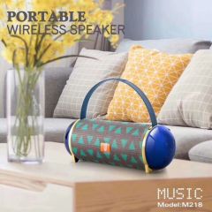 new model fabric portable bluetooth speaker Smart Hands-free Speaker Big Power Subwoofer Support TF and USB FM