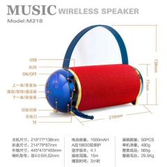 new model fabric portable bluetooth speaker Smart Hands-free Speaker Big Power Subwoofer Support TF and USB FM