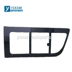 side windows glass with frame for van