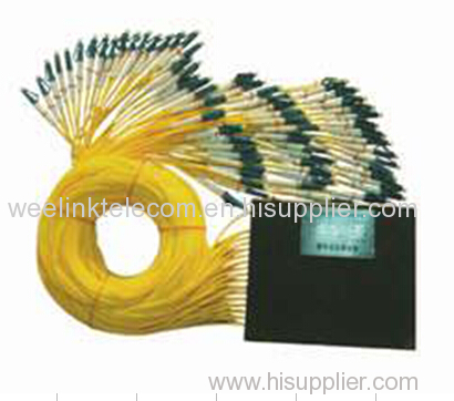 1x8 PLC Passive Fiber Optic Splitter ABS type FTTH passive splitter