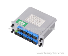 Fiber Optical SC/APC Splitter Cassette Box Type 1*16 PLC Splitter