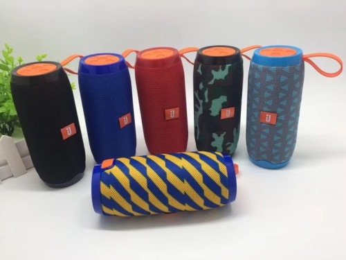 Hot popular fabric mertial waterproof Portable stereo bluetooth speaker with handle