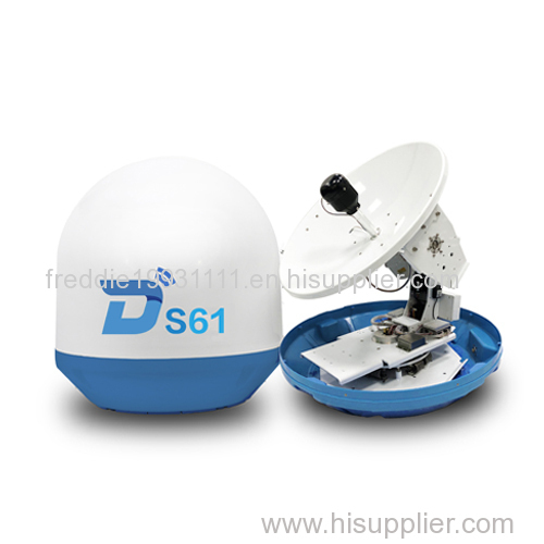 63cm 3-axis ku band digital outdoor tv marine satellite antenna