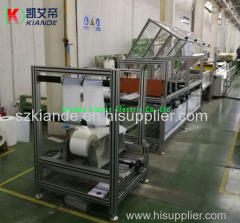 Polyester film forming machine for compact busbar mylar film folding machine