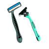 plastic handle 3 blades disposible razors