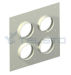 Aluminum Entry Panels with 4'' Ports Aluminum Entry Panel 2x2