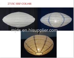 Elliptical shade Fabric Lantern D440*H220MM