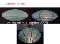 Elliptical shade Fabric Lantern D440*H220MM