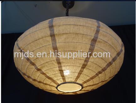 Fabric Lantern Elliptical shade natture