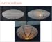 Fabric Lantern Elliptical shade natture