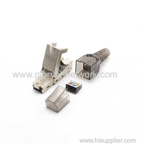 New rj45 stp cat.6a or cat.6 connector toolless cat6a Modular Connectors Plug