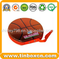 Customized CD Tin Box with String for DVD Case Packaging