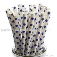 Economical custom design colorful juice straw disposable paper straw