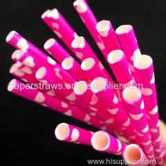 Eco paper straws recycled Biodegradable colorful Paper Straws