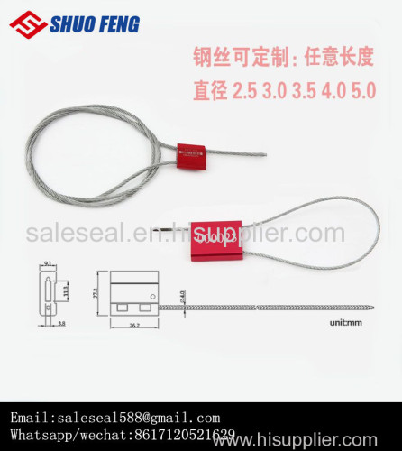 Tamper Proof Pull Tight Cable Seal for Containers