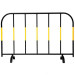 fully galvanized event control barrier;round pipe crash control barricade