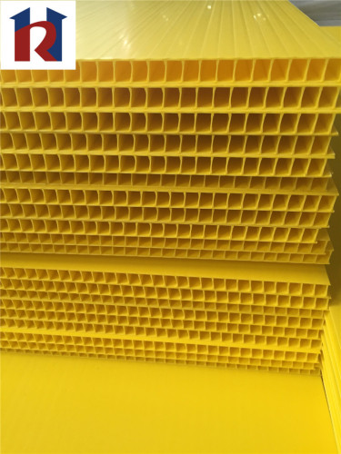10mm thickness fluted pp hollow board/sheet correx coroplast corflute