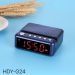 wireless bluetooth speaker with alarm clock and mobile phone holder display screen