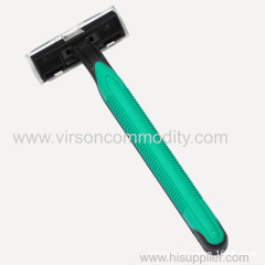 plastic handle 3 blades disposible razors