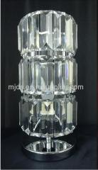 Chrome Metal Base With Clear Acrylic Table Lamp