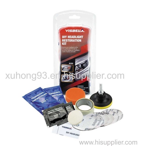 Visbella DIY Car Care Headlight Restoration Kit