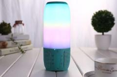 Portable Bluetooth Lightshow Music Speaker Colorful Voice Assistant Stereo Speaker Waterproof With Speakerphone