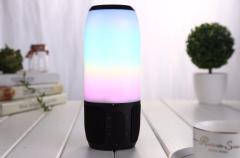 Portable Bluetooth Lightshow Music Speaker Colorful Voice Assistant Stereo Speaker Waterproof With Speakerphone