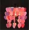 Non Electric Pink Heart PVC Pendant