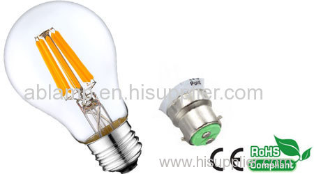 A19 A60 LED Filament Light Bulb 8W