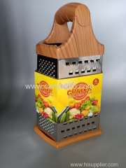 Multi kitchen tools stainless steel vegetable and fruit grater 6 in 1 Stainless steel Cheese Carrot vegetables Grater