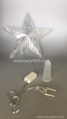 Christmas tree decoration LED lighted tree top star