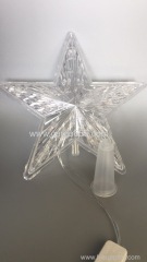 Christmas tree decoration LED lighted tree top star