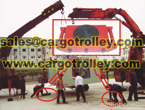 Roller skids moving equipment easily