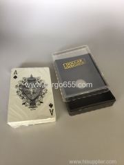 Waterproof plastic playing cards with good quality & professional service Best selling plastic game cards/playing cards