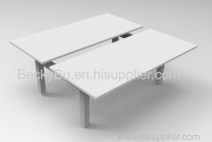 Modular adjust height office desk