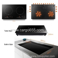 Cooker With Two 2 Burners National Radiant Infrared Induction