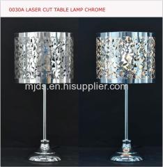 Laser Cut Table Lamp For Kids Copper/Satin Brass/Chrome