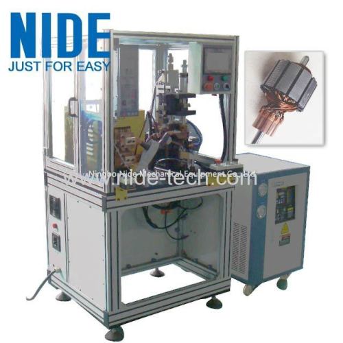 High precision armature Commutator spot welding hot staking Machine