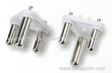 3 pins African plug inserts