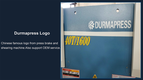 40 ton press brake with E21 System hydraulic sheet metal bender