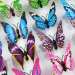 Unionpromo colorful PVC 3D butterfly wall stickers home decor