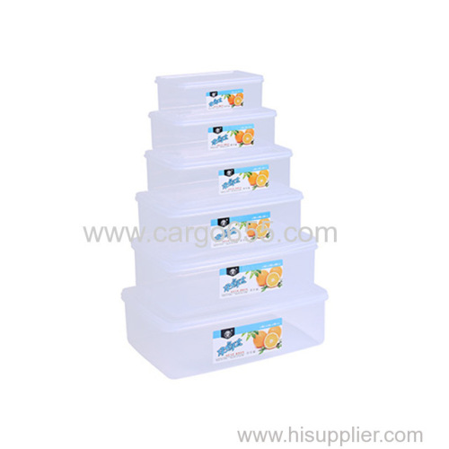 High Quality Best Kitchen Stackable Plastic Containers Food Rectangle plastic food container storage for microwave oven