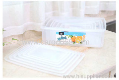 High Quality Best Kitchen Stackable Plastic Containers Food Rectangle plastic food container storage for microwave oven